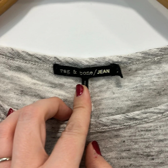 Rag & Bone gray long sleeve shirt size XS - Picture 4 of 9